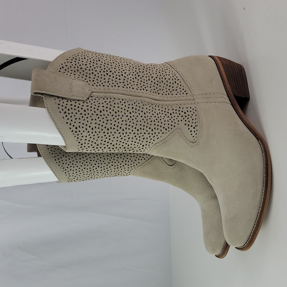 BCBGENERATION Bastille Perforated Suede Leather Women's Boots